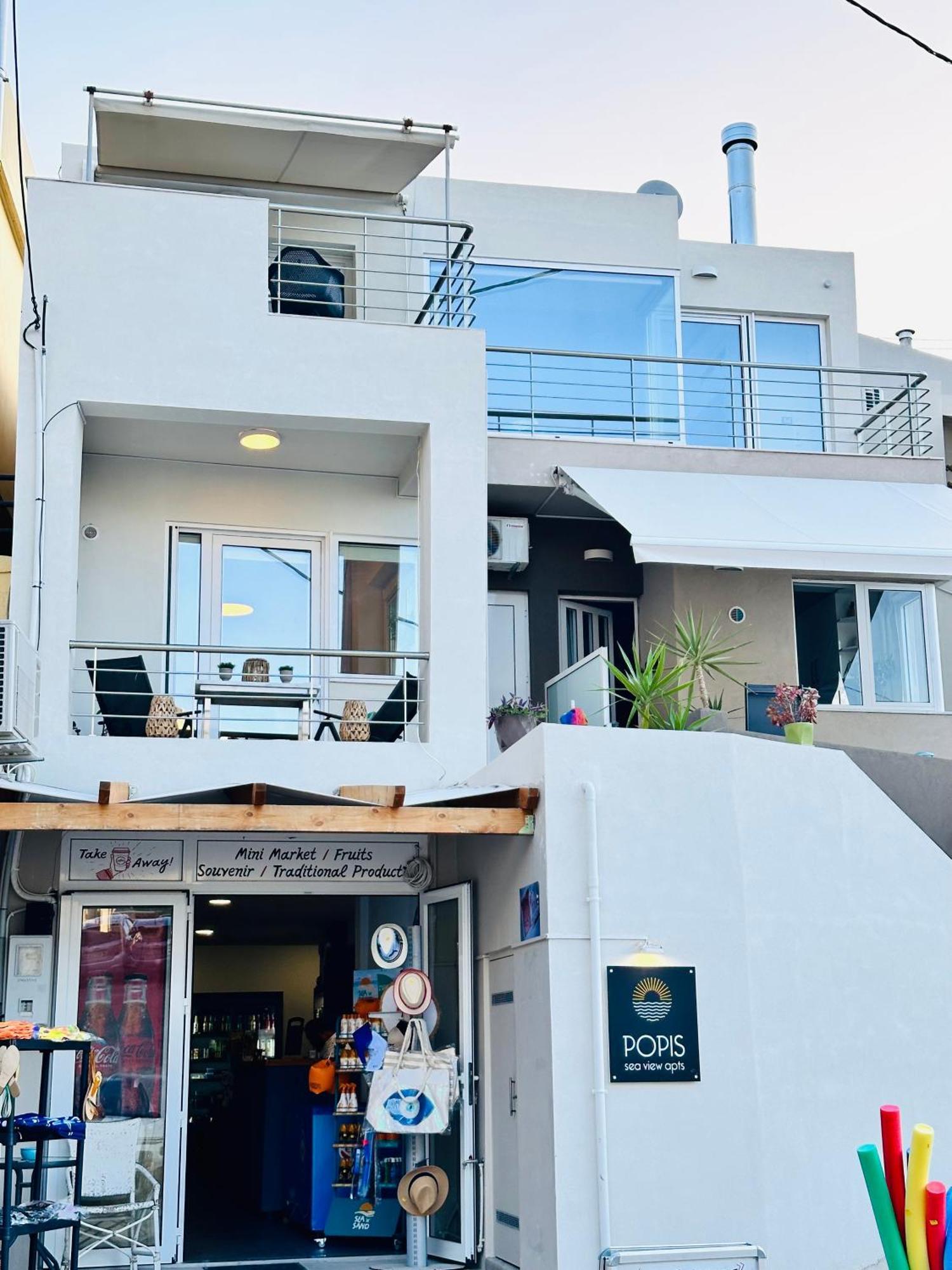 Popis Sea View Apartments Agia Pelagia  Ngoại thất bức ảnh