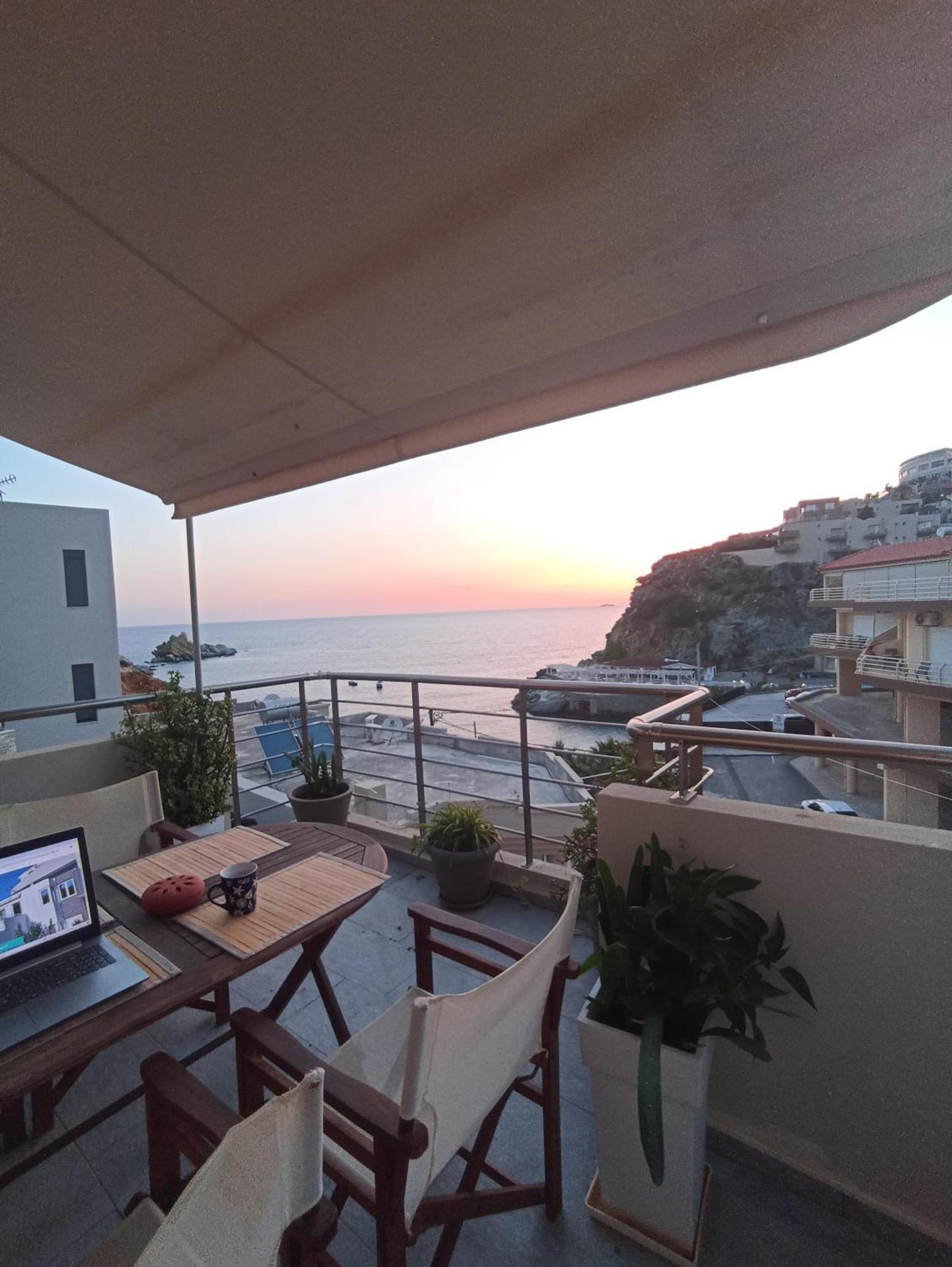 Popis Sea View Apartments Agia Pelagia  Ngoại thất bức ảnh