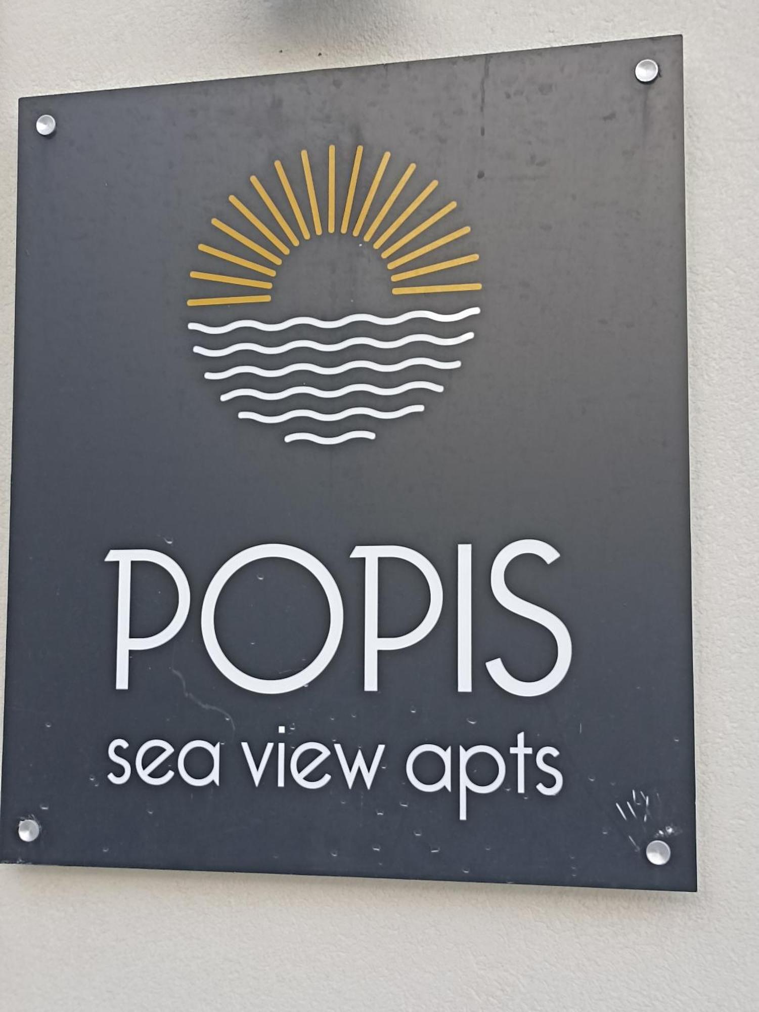 Popis Sea View Apartments Agia Pelagia  Ngoại thất bức ảnh