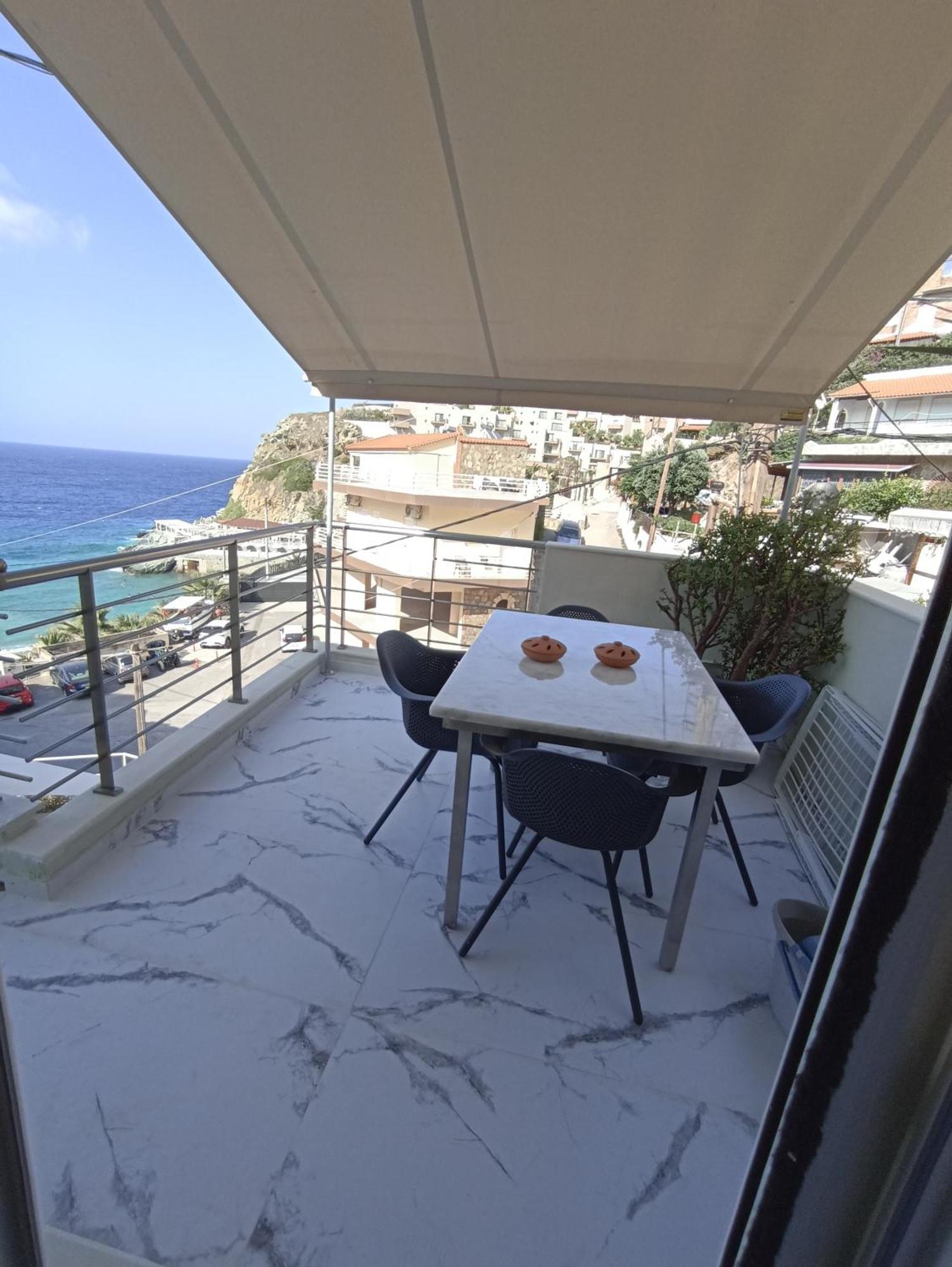 Popis Sea View Apartments Agia Pelagia  Ngoại thất bức ảnh